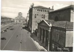 W5257 Carpi (Modena) - Piazza Martiri - Auto Cars Voitures / Viaggiata 1961 - Carpi