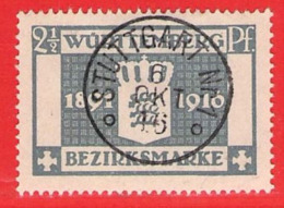 MiNr.123 O Altdeutschland  Württemberg Dienstmarken - Wurttemberg