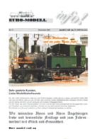 Catalogue EURO-MODELL MODEL RAIL AG Dezember 2001 Info N.11  0 0m 1:45 Brochure - Allemand