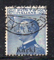 APR609 - CARCHI KARKI , 25 Cent N. 5 Usato. - Ägäis (Carchi)