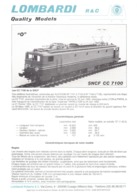 Catalogue LOMBARDI R&C Quality Models Program 1995 Maßstab 0 1:45 - En Français, Allemand Et Anglais - Français