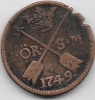 Suède - Ore - 1749 - Suède