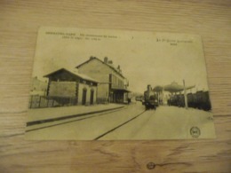 CPA 43 Haute Loire Sembadel Gare Un Croisement De Trains - Other & Unclassified