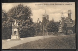 CPA ANGLETERRE - Ipswich, Grammar School From Arboretum - Ipswich