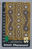 AU.- Telecom Phonecard $5. 1993 The International Year For The World's Indigenous Poeple Australia AUSTRALIË 0029259967 - Culture