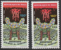 Mali 1993 Mi. 1175-1176 2e Anniversaire Journée Des Martyrs - Mali (1959-...)