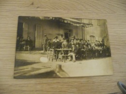 Carte Photo  Identifier Café De La Place Devanture Terrasse Conscrits - A Identifier