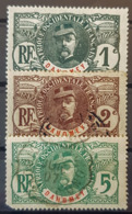 DAHOMEY 1906/07 - Canceled - YT 18, 19, 21 - 1c 2c 5c - Usati