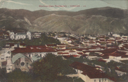 Vénézuéla - Caracas - Vista De La Cuidad - Palacio Miraflores - Casa Presidencial - Postmarked 1920 Caracas Helsinki - Venezuela