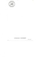 LOT DE 10 MENUS  - COGNAC MONNET - Menus