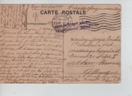 PR7449/ CP Crypte Royale écrite De St.Gilles PDG-POW-KFS Interné C.BXL 1915 > Soltau Censure Geprüft - Kriegsgefangenschaft