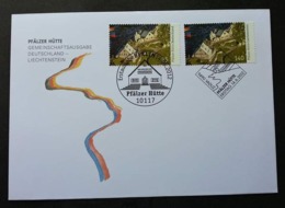 Liechtenstein - Germany Joint Issue 2012 (joint FDC) *dual Cancellation - Storia Postale