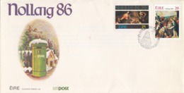 FDC IRELAND 611-612,Christmas - FDC