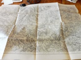 Origine 1845, Révisé 1913  Carte Topograph  MIRECOURT Par Officiers De L'Etat Major Et Déposé Au Ministère De La Guerre - Mapas Topográficas