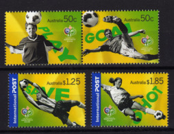 AUSTRALIE Australia 2006 Football Soccer  4 Val. MNH ** - Mint Stamps