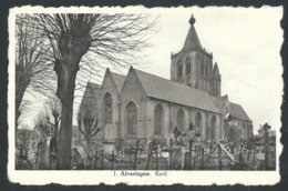 1.1 // CPA - ALVERINGEM - Kerk - Cimetière  // - Alveringem