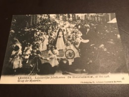 Lebbeke - Luisterrijke Jubelfeesten Stoet 28 Mei 1908 - Photo Climan-Ruyssers - Groep Der Mysteriën - Lebbeke