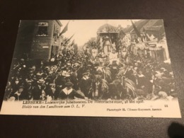 Lebbeke - Luisterrijke Jubelfeesten Stoet 28 Mei 1908 - Photo Climan-Ruyssers - Hulde Van De Landbouw Aan OLV - Lebbeke