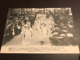 Lebbeke - Luisterrijke Jubelfeesten Stoet 28 Mei 1908 - Photo Climan-Ruyssers - Groep Maagden Landbouwersbond - Lebbeke