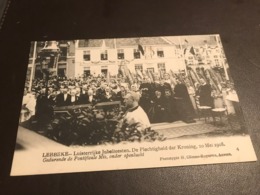 Lebbeke - Luisterrijke Jubelfeesten Stoet 28 Mei 1908 - Climan-Ruyssers - Pontificale Mis Openlucht - Lebbeke