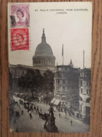 CPA LONDON - ST PAUL'S CATHEDRAL FROM CHEAPSIDE - St. Paul's Cathedral