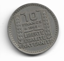 10 Francs Turin 1945 - 10 Francs