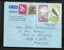 New Zeland  Aérogramme  8 D Du  02 1962     De Wanganui     Pour Pont - à -  Mousson - Luchtpost