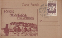 Carte  Locale   1er  Jour   FRANCE   JOURNEE  Du   TIMBRE     AVIGNON    1945 - Giornata Del Francobollo