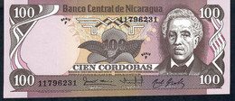 NICARAGUA P141 100 Córdobas L.1984 Serie F UNC. - Nicaragua
