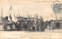 85-LES-SABLES-D'OLONNE- PREPARATIFS DU BAPTÊME D'UNE CHALOUPE, ETUDE DE COSTUMES - Sables D'Olonne