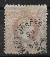 AUTRICHE - 1867 - YVERT N° 39 OBLITERE - COTE = 120 EUR. - Gebraucht