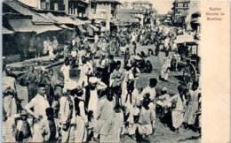 ASIE  - INDE - Bombay - Native  Streets In - Inde