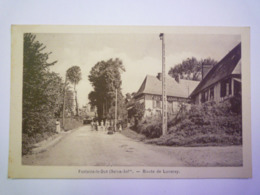 2019 - 2771  FONTAINE-le-DUN  (Seine -Maritime)  :  Route De Luneray  XXX - Fontaine Le Dun