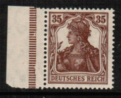 GERMANY  Scott # 101** VF MINT NH BORDER SINGLE (Stamp Scan # 546) - Unused Stamps