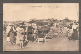 BERCK PLAGE   La Laitiere Sur La Plage     Vache  Chevre  Ane - Berck