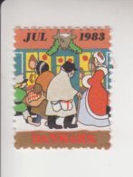 Denemarken Kerstvignet Cat.AFA Julemaerken Norden: Uitgifte Door Danmark Julemaerke Kom.jaar 1983 Positie 1 Op 5 - Autres & Non Classés