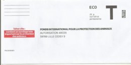 ENVELOPPE T ECO THEME PROTECTION DES ANIMAUX - Cartes/Enveloppes Réponse T