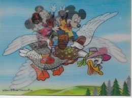 Disney "Carte à Système" -   FLYUNG MICKEY MOUSE. - Disneyworld