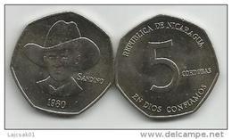 Nicaragua  5 Cordobas 1980. High Grade - Nicaragua