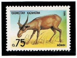Kazakhstan 1992 . Saigak (Antelope). 1v: 0.75.  Michel # 11 - Kasachstan