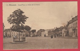 Péruwelz - Grand'Place Et Arbre De La Liberté ( Voir Verso ) - Péruwelz