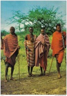 Carte Postale Afrique Kénia Tribu De Masaï    Très Beau Plan - Kenya