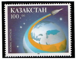 Kazakhstan 1993 . Space. 1v: 100.oo.   Michel # 25 - Kasachstan