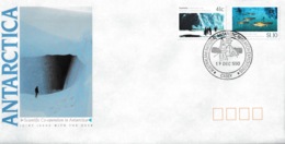 AUSTRALIA 1990 Australian-Soviet Scientific Cooperation In Antarctica: Station Cover (Casey) CANCELLED - Cartas & Documentos