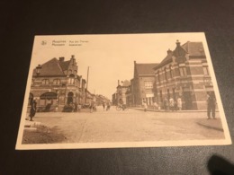 Mesen -Meessen -  MESSINES - Rue Des Pierres - Steenstraat Cafe Bellevue Trois Rois Geanimeerd - Ed. Caignie - Mesen