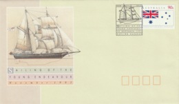 AUSTRALIA 1991 Sailing Of The "Young Endeavour": Souvenir Cover CANCELLED - Brieven En Documenten