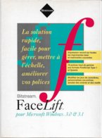 Bitstream FaceLift 2.0 Pour Windows 3.0 Et 3.1 (1992, TBE+) - Autres & Non Classés