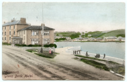 FALMOUTH : GREEN BANK HOTEL / POSTMARK - FALMOUTH (SQUARE CIRCLE) / ADDRESS - LIZARD - Falmouth