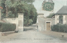 78 CPA ROCQUENCOURT Entrée De La Forêt De MARLY - Rocquencourt