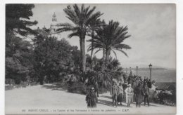 MONTE CARLO - N° 80 - LE CASINO ET LES TERRASSES AVEC PERSONNAGES - CPA NON VOYAGEE - Les Terrasses